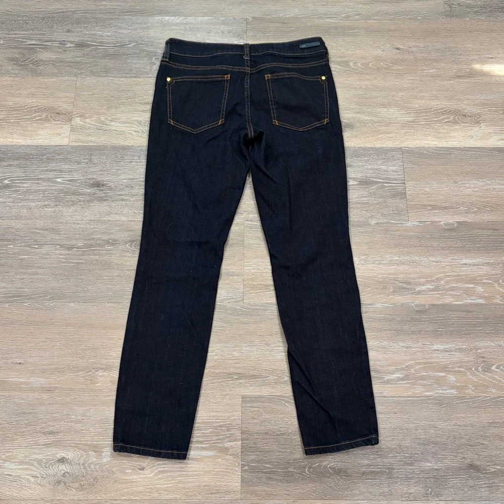 Pilcro and the Letterpress Womens Dark Wash Skinny Jeans Indigo Stretch Denim